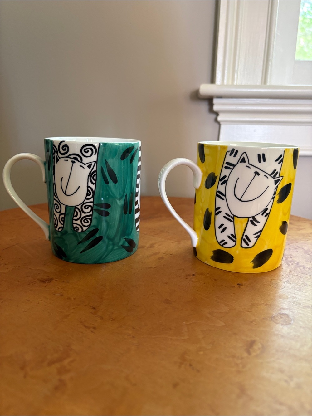 Cat Mug Pair